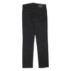 LEVI'S Mens Slim Black Denim Jeans W30 L32 Zip Cotton Blend Stylish Fit