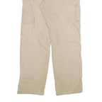 CARHARTT Mens Cotton Blend Beige Relaxed Straight Trousers W30 L32 Workwear