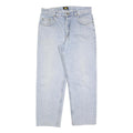 LEE Mens Jeans Blue Relaxed Straight Denim Light W34 L30 Casual Classic Zip