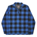 WRANGLER Mens Blue & Black Patterned Pullover Jumper Crew Neck M Casual