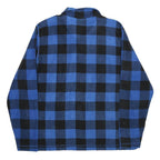 WRANGLER Mens Blue & Black Patterned Pullover Jumper Crew Neck M Casual