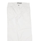 DOCKERS Mens Trousers White Classic Straight W31 L29