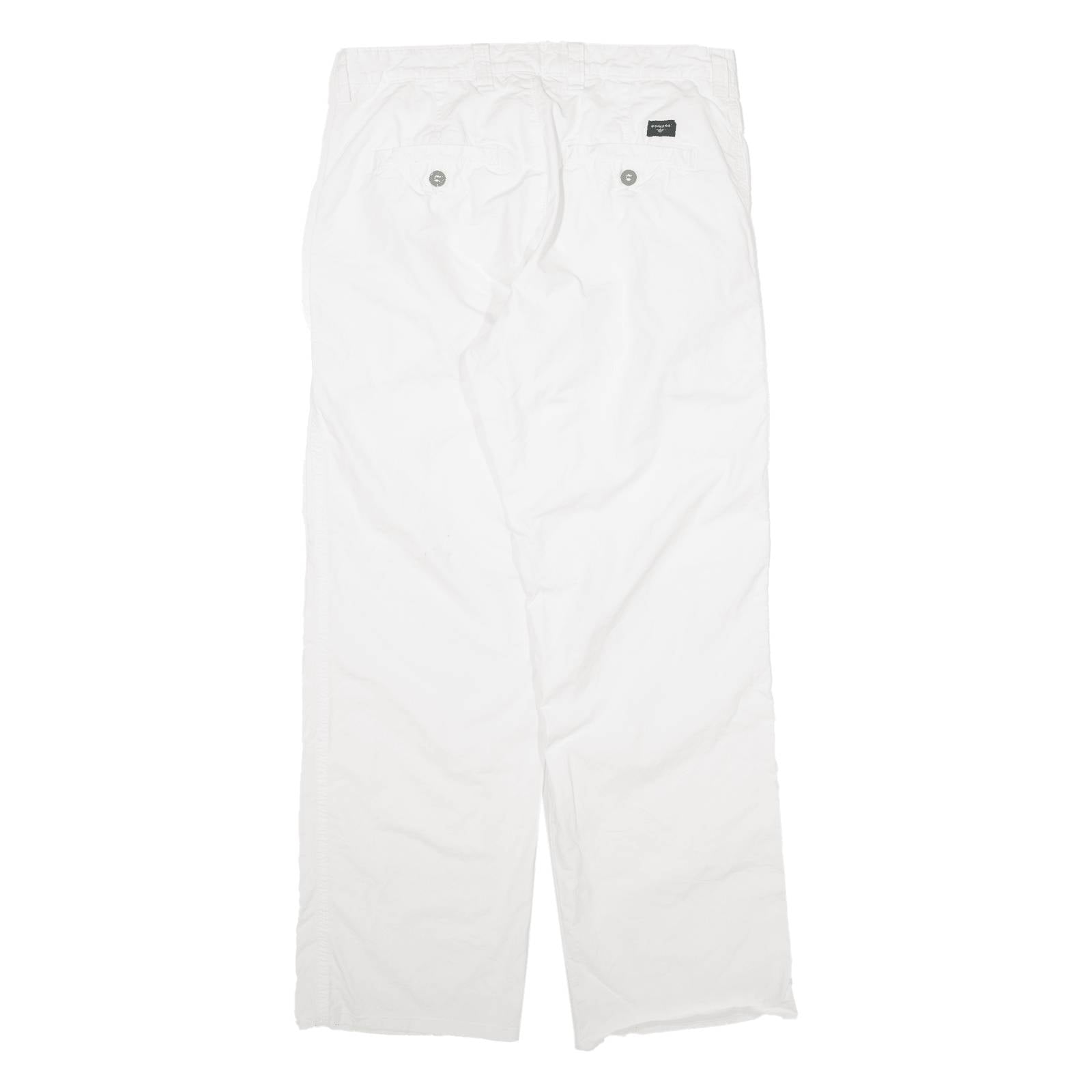 DOCKERS Mens Trousers White Classic Straight W31 L29