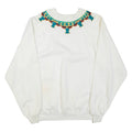 Jerzees Womens Sweatshirt White Crew Neck XL