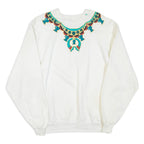 Jerzees Womens Sweatshirt White Crew Neck XL