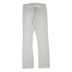 CARHARTT Womens Regular Fit Grey Denim Jeans Cotton Blend Zip W30 L32 Light Wash