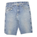 WRANGLER Mens Denim Blue Casual Shorts L W36 Classic Fit Pockets
