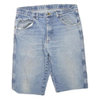 WRANGLER Mens Denim Blue Casual Shorts L W36 Classic Fit Pockets