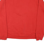NIKE Mens Red Crew Neck M NJ.19 Sweatshirt Cotton Blend Casual Pullover