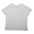NIKE Mens Grey Cotton Blend Graphic T-Shirt 2XL Short Sleeve Crew Neck Casual