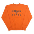 CHAMPION Mens Orange Oregon State Crew Neck M Cotton Blend Sweatshirt Pullover