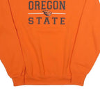 CHAMPION Mens Orange Oregon State Crew Neck M Cotton Blend Sweatshirt Pullover