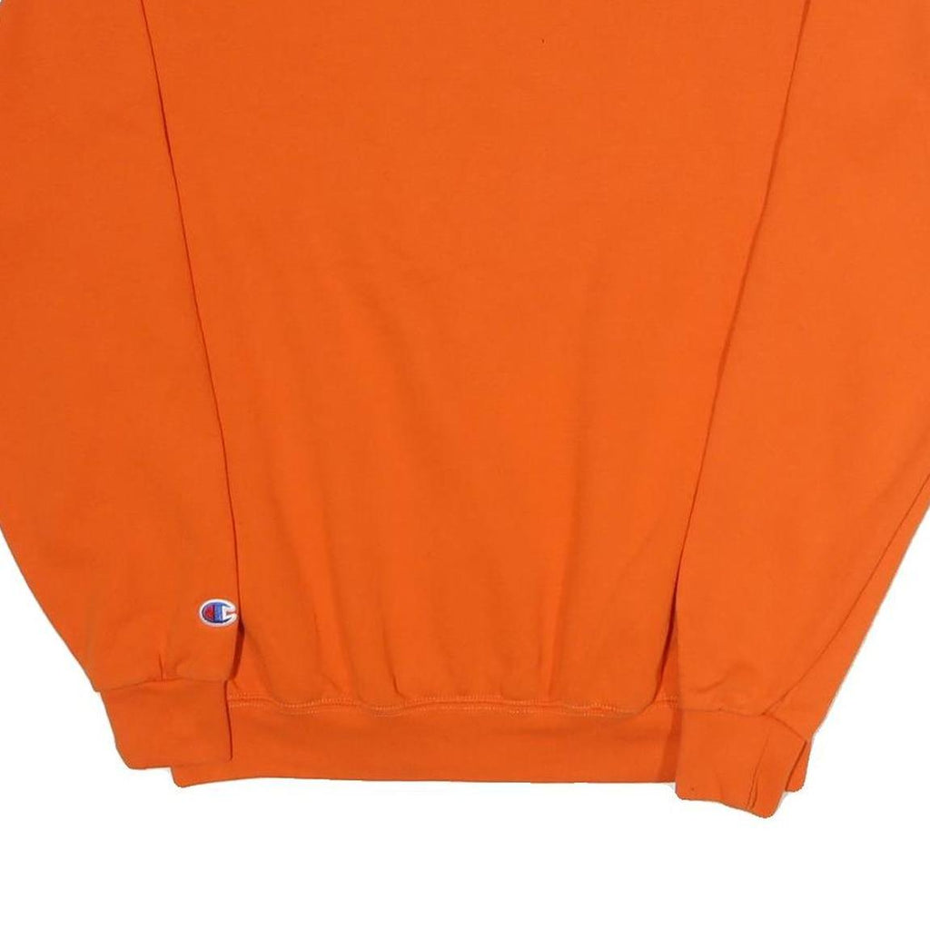 CHAMPION Mens Orange Oregon State Crew Neck M Cotton Blend Sweatshirt Pullover