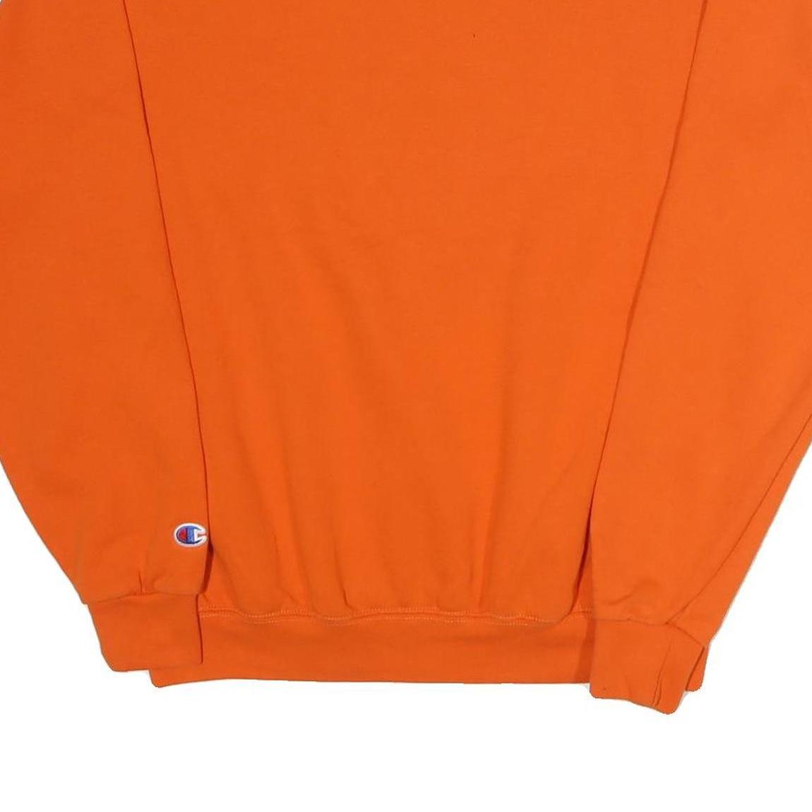 CHAMPION Mens Orange Oregon State Crew Neck M Cotton Blend Sweatshirt Pullover