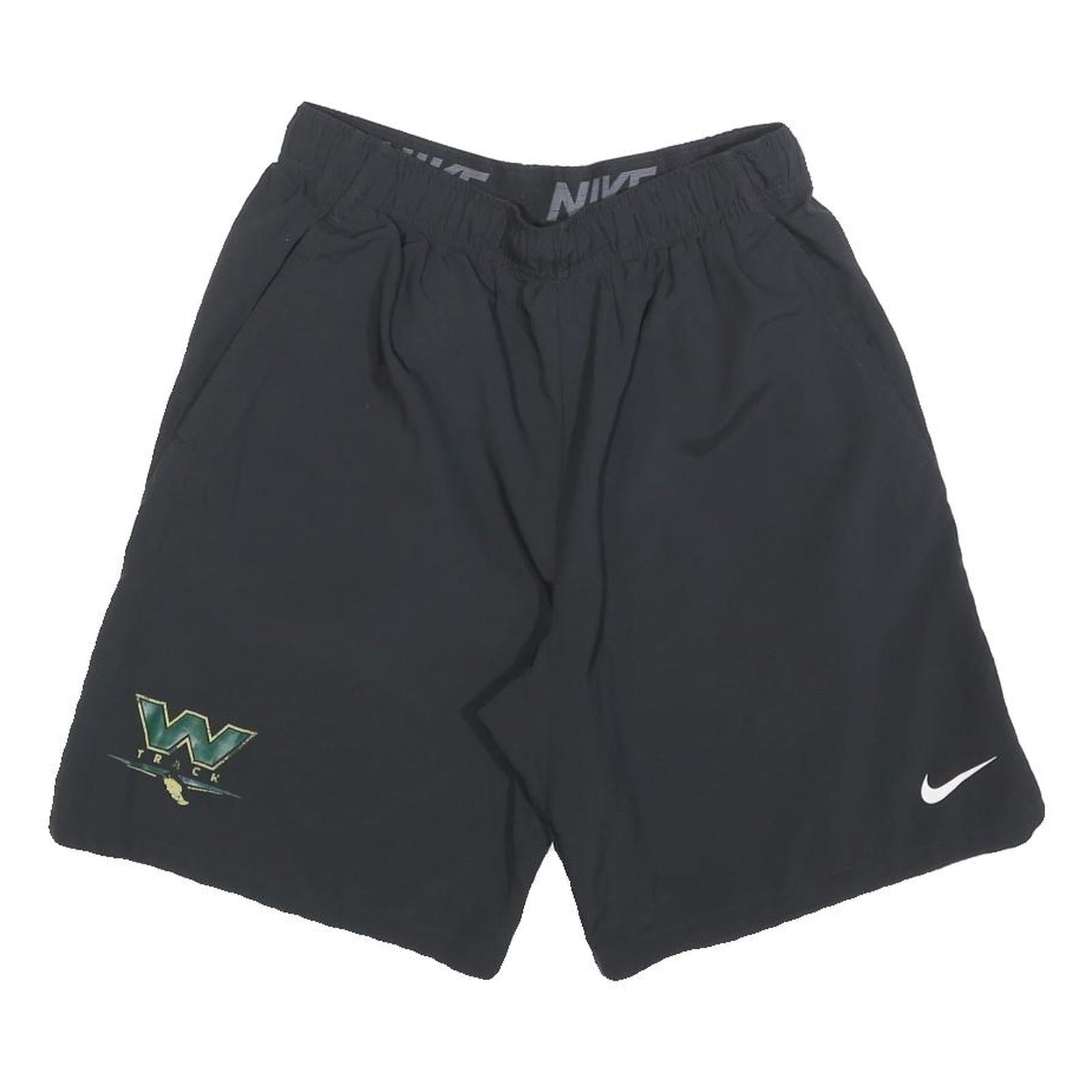 NIKE Mens Shorts Black Track Casual M W28 Lightweight Polyester Sportswear