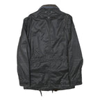 LEVI'S Mens Black Cotton Blend Casual Jacket S Classic Zip Pocketed