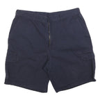 DICKIES Mens Navy Blue Casual Cargo Shorts XL W38 Cotton Blend Workwear