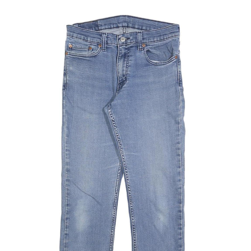 LEVI'S 511 Slim Mens Jeans Blue Denim Slim Skinny Cotton Blend W32 L32 Zip