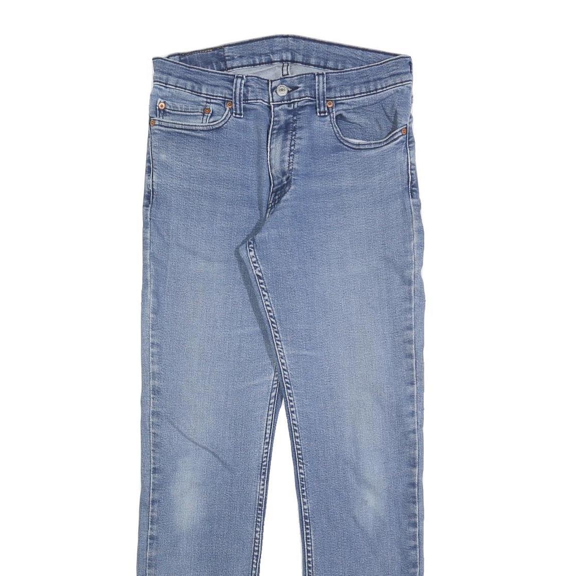 LEVI'S 511 Slim Mens Jeans Blue Denim Slim Skinny Cotton Blend W32 L32 Zip