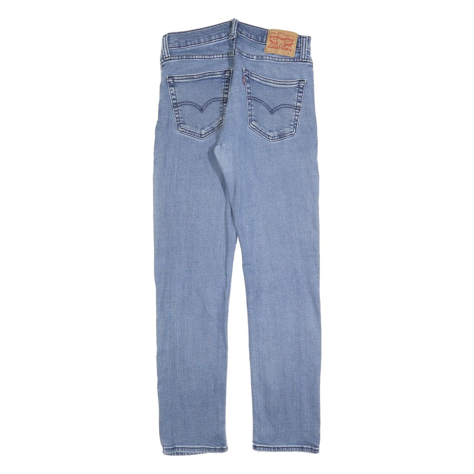 LEVI'S 511 Slim Mens Jeans Blue Denim Slim Skinny Cotton Blend W32 L32 Zip