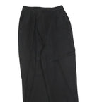WILLOW RIDGE Womens Wool Black Regular Fit Straight Leg Trousers W25 L28