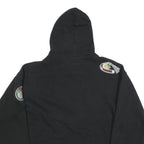 J AMERICA Mens Black RailCats Pullover Hoodie M Cotton Blend Casual Sportswear