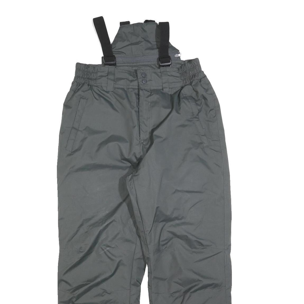 MOUNTAIN WAREHOUSE Mens Polyester Blend Black Relaxed Straight Leg Trousers W30