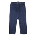 WRANGLER Mens Regular Fit Blue Denim Jeans W38 L32 Classic Cotton Zip