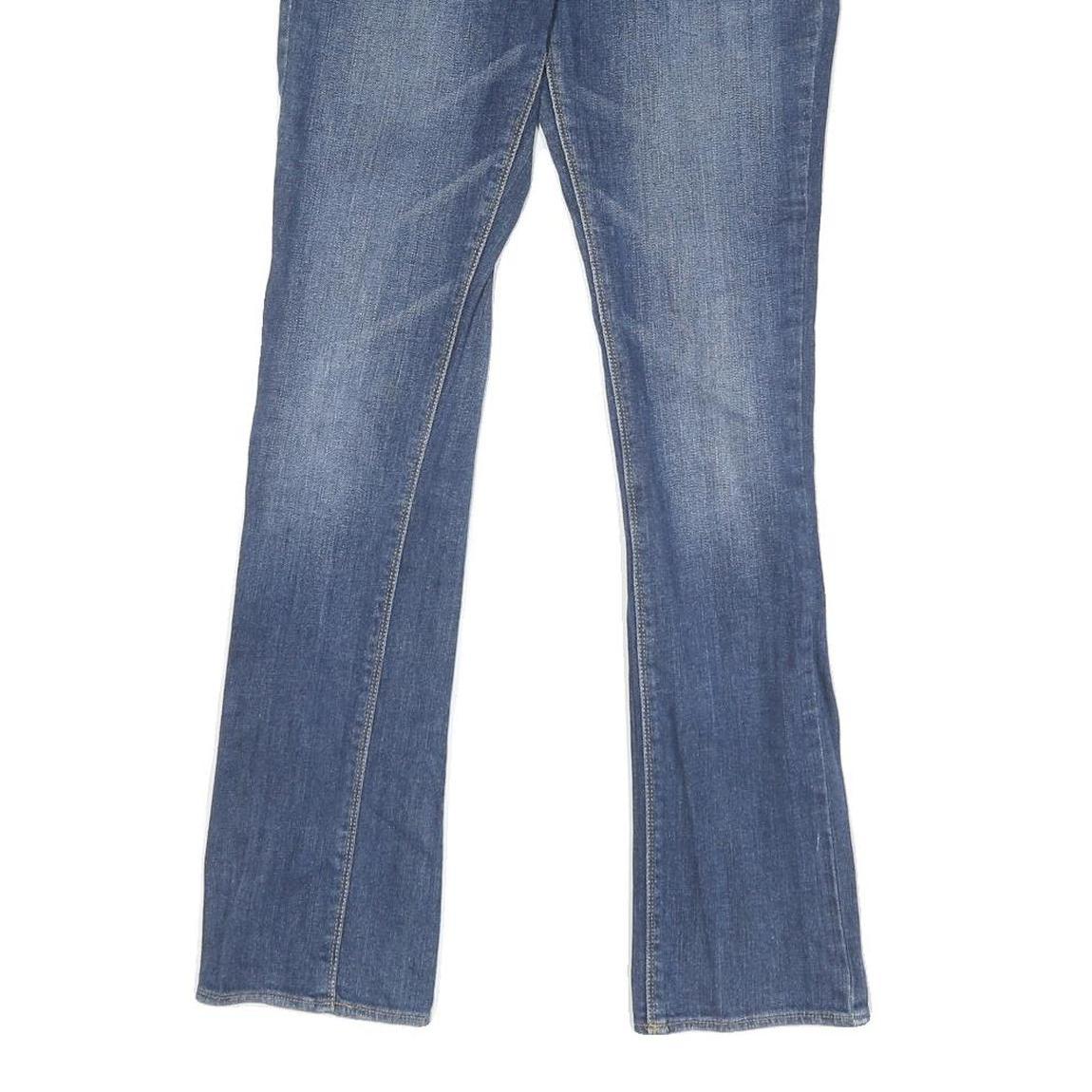 LEVI'S Womens Regular Blue Denim Straight Jeans W30 L29 Zip Cotton Blend