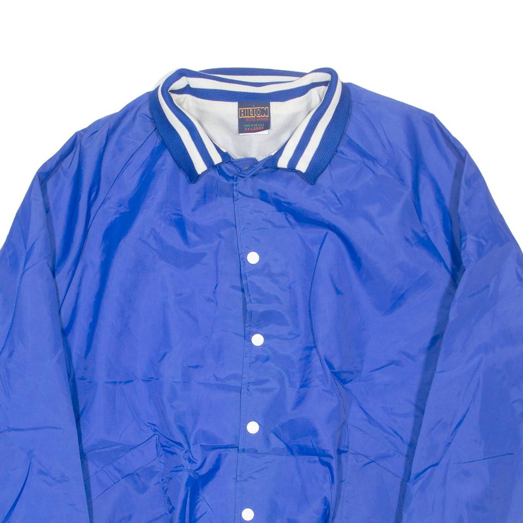 HILTON Mens Shell Jacket Blue 2XL