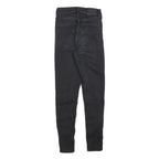 LEVI'S Womens Slim Black Jeans Cotton Blend W26 L28 Stretch Skinny Zip