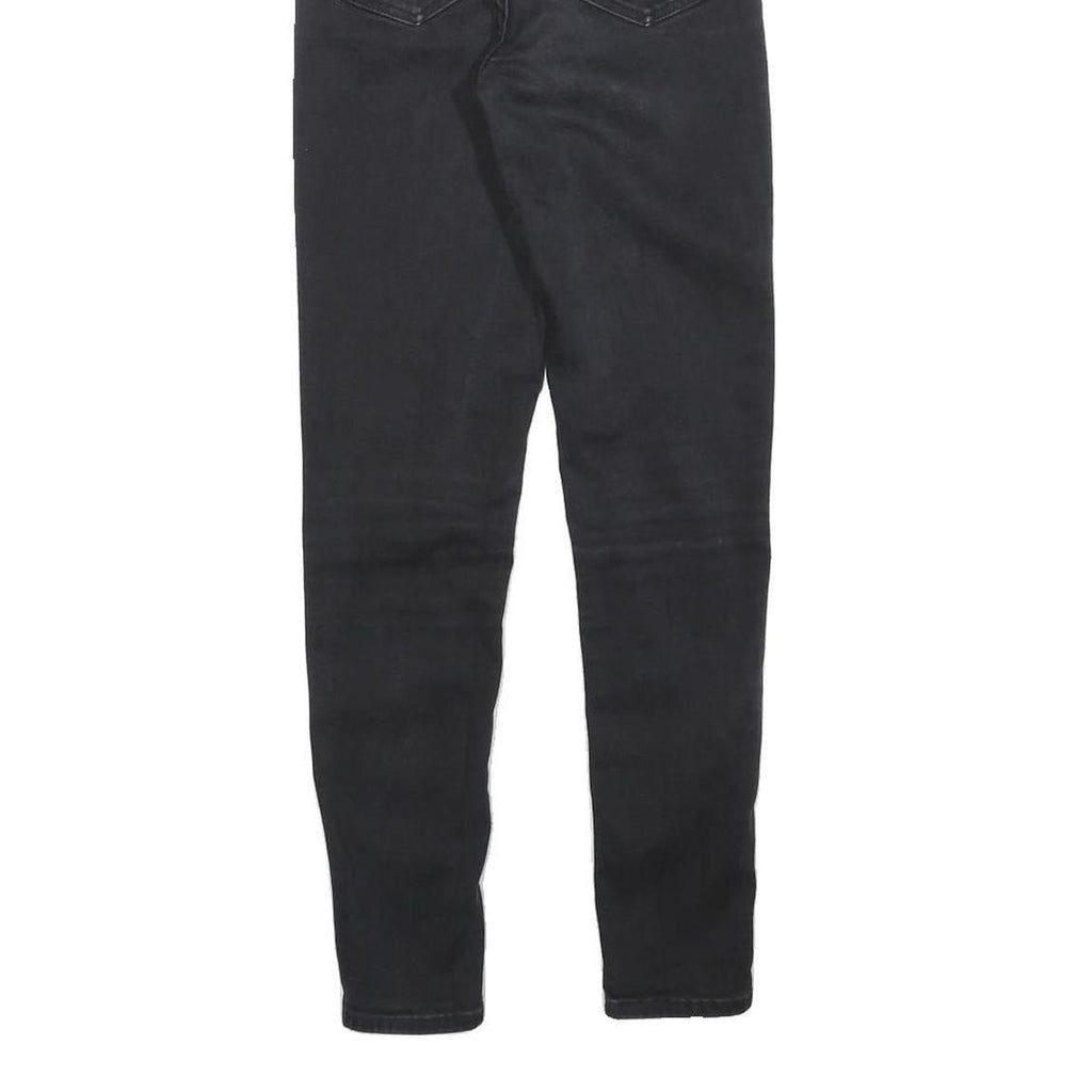 LEVI'S Womens Slim Black Jeans Cotton Blend W26 L28 Stretch Skinny Zip