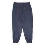 FRED PERRY Womens Joggers Navy Blue Slim Tapered UK 12 W32 L29