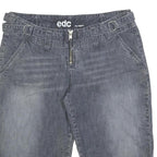 ESPRIT Womens Shorts Blue Casual M W34 Cotton Blend Comfort Fit Stylish