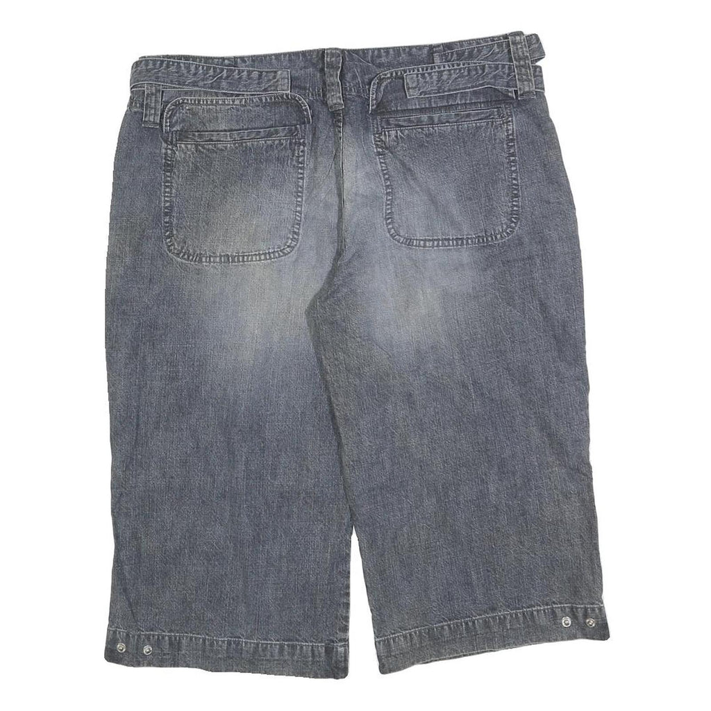 ESPRIT Womens Shorts Blue Casual M W34 Cotton Blend Comfort Fit Stylish