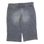 ESPRIT Womens Shorts Blue Casual M W34 Cotton Blend Comfort Fit Stylish