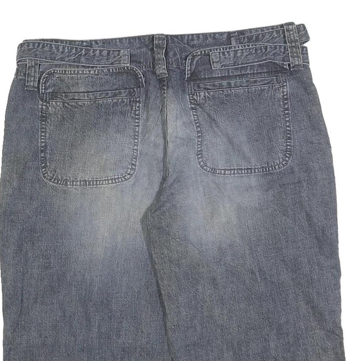 ESPRIT Womens Shorts Blue Casual M W34 Cotton Blend Comfort Fit Stylish