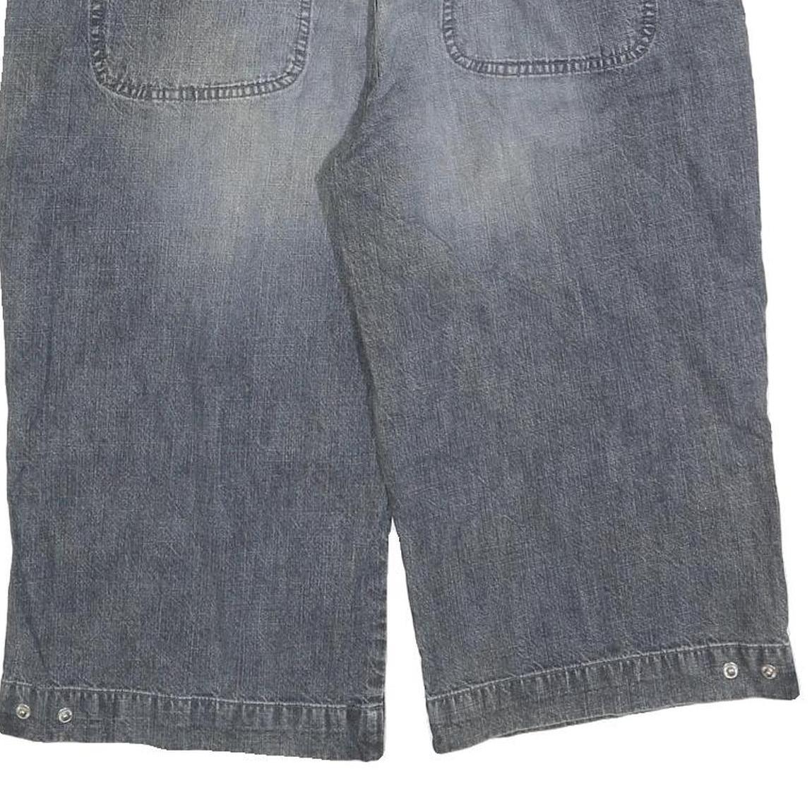 ESPRIT Womens Shorts Blue Casual M W34 Cotton Blend Comfort Fit Stylish