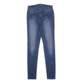 LEVI'S Womens Jeans Blue Slim Skinny Denim Medium W27 L30 Zip Cotton Blend