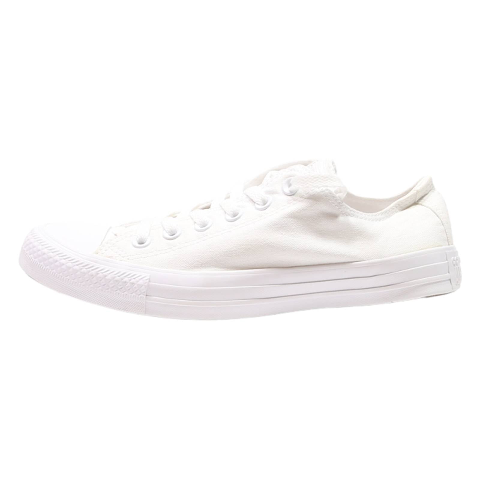 CONVERSE Chuck Taylor All Star Low Top Trainers White Canvas Womens UK 6