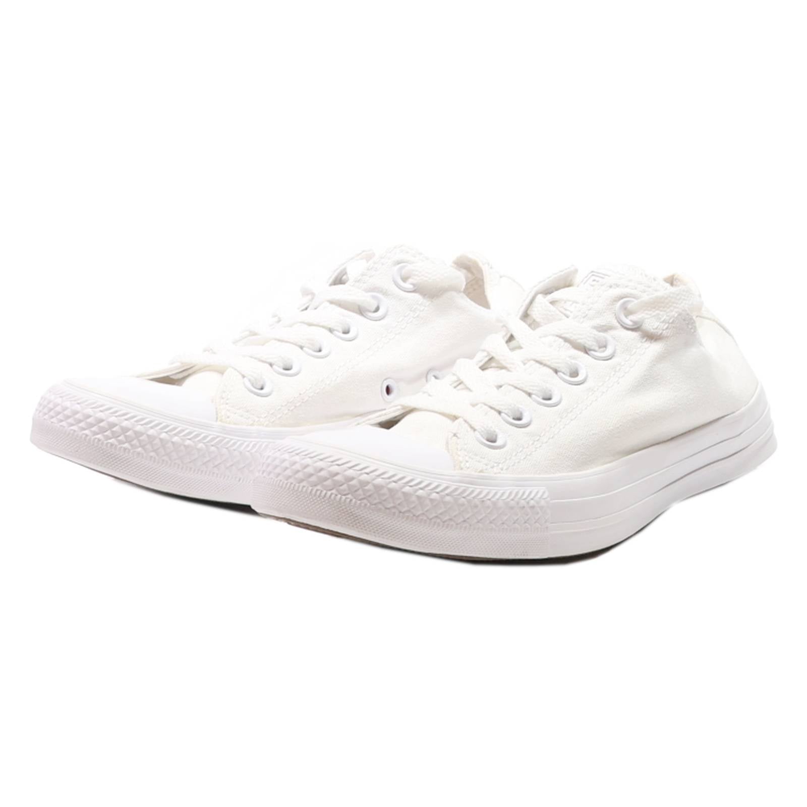 CONVERSE Chuck Taylor All Star Low Top Trainers White Canvas Womens UK 6