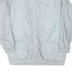 TUDOR COURT Womens Light Grey Casual Jacket M Polyester Blend Plain Zip Closure