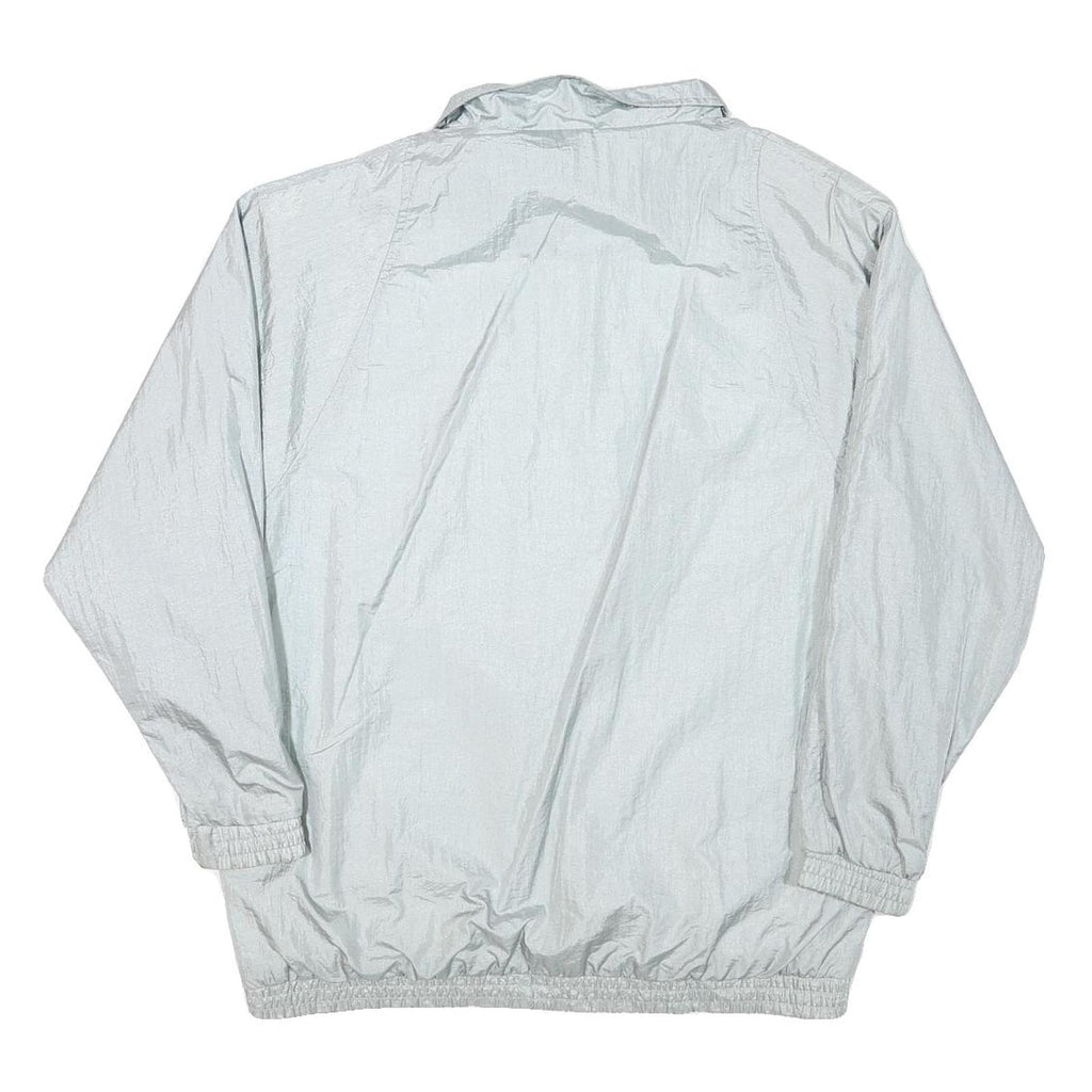 TUDOR COURT Womens Light Grey Casual Jacket M Polyester Blend Plain Zip Closure