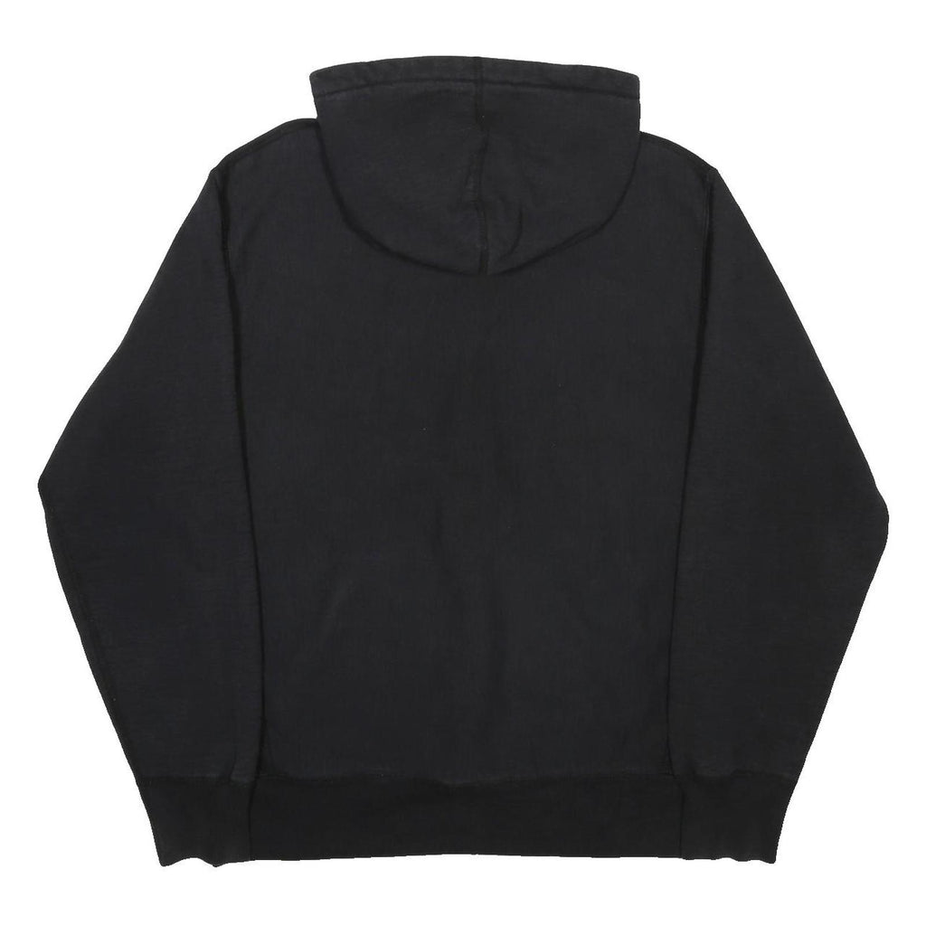 SUPREME Mens Black Hoodie M Cotton Blend Graphic Print Pullover