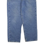 CARHARTT Mens Regular Fit Blue Denim Jeans W38 L30 Classic Zip Cotton Blend