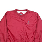 SPORT TEK Mens Red V-Neck 2XL Vintage 2007 Kennwell Open Sweatshirt Pullover