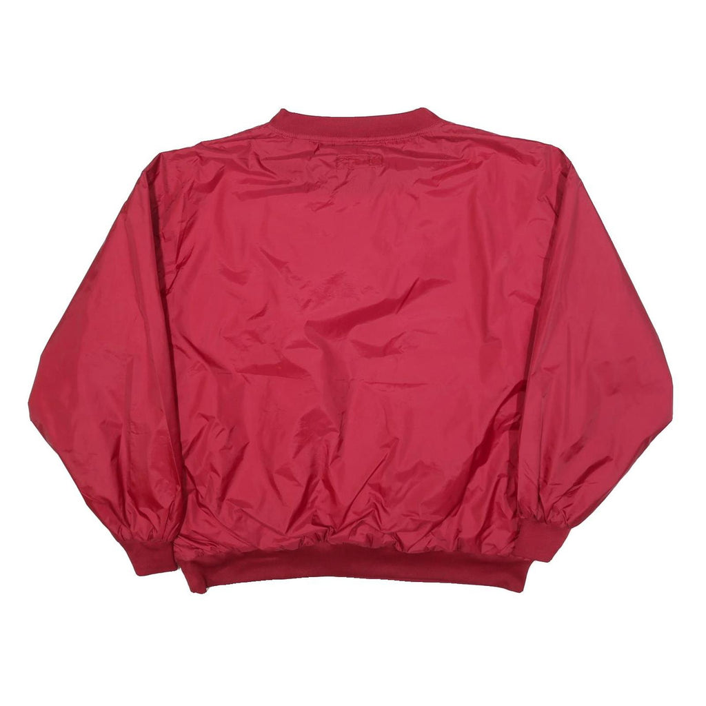 SPORT TEK Mens Red V-Neck 2XL Vintage 2007 Kennwell Open Sweatshirt Pullover