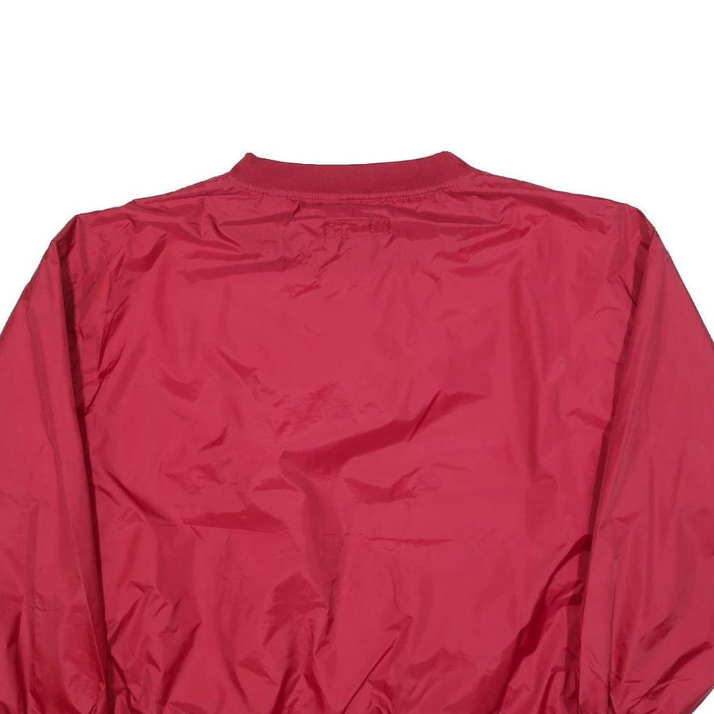 SPORT TEK Mens Red V-Neck 2XL Vintage 2007 Kennwell Open Sweatshirt Pullover