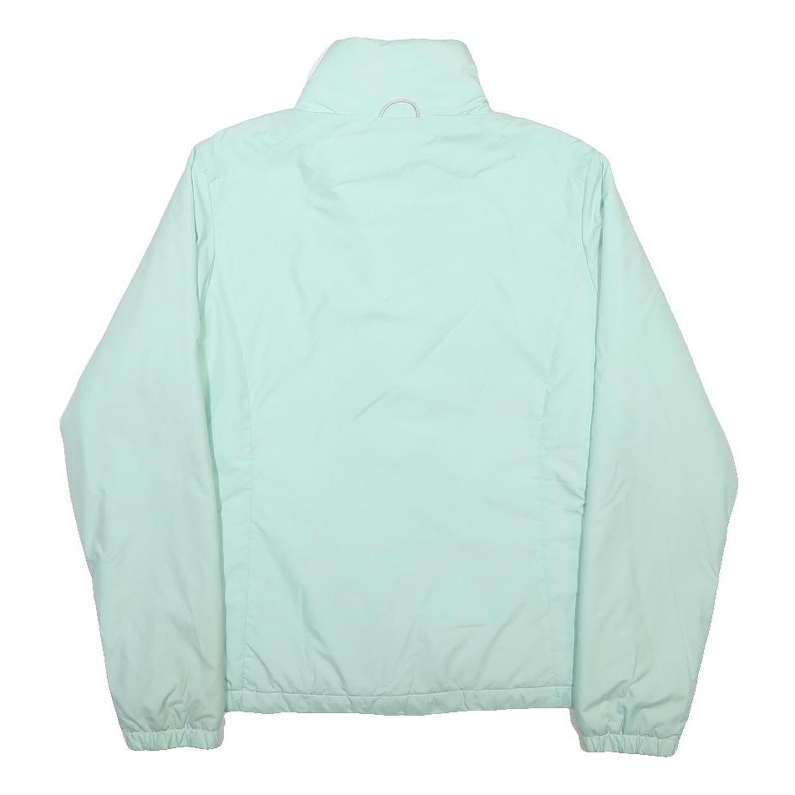 THE NORTH FACE Womens Blue & Navy Jacket S Polyester Zip Plain Lightweight