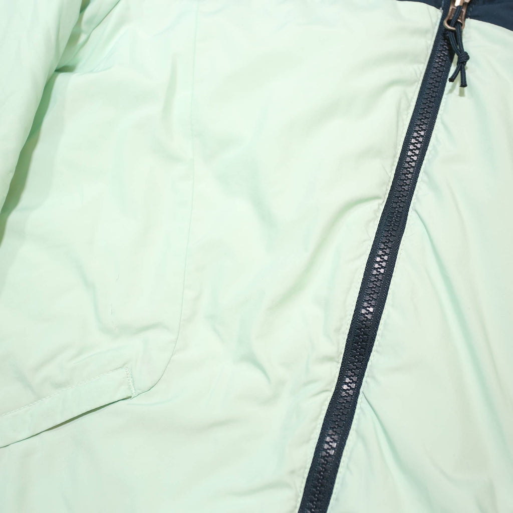 THE NORTH FACE Womens Blue & Navy Jacket S Polyester Zip Plain Lightweight